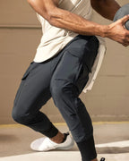 Camouflage Fitness Trousers – Stretchy Quick-Dry Pants for Running and Gym