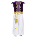 Boys Arabian Prince Costume – Vest and Pant Set for Halloween Cosplay