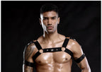 Black Mesh Club Outfit – Sexy Men's Costume for Role Play