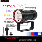 Underwater LED Photography Light – 20000LM Waterproof Video Torch for Diving
