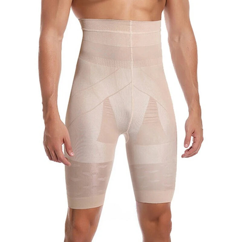Compression Waist Trainer Shorts – Slimming Body Shaper for Men