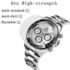 BENYAR Stainless Steel Chronograph Watch – Luxury Quartz for Men