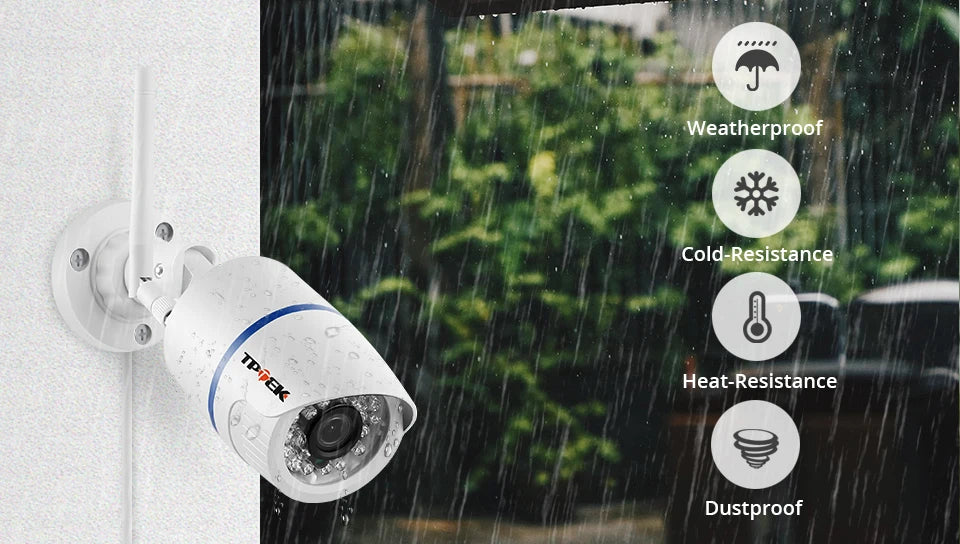 4MP Outdoor WiFi Security Camera – Wireless HD Surveillance for Home Protection