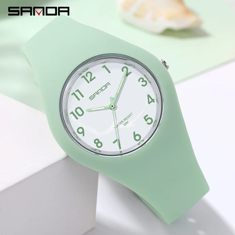 Ultra-thin Quartz Women's Watch – Minimalist Luxury Waterproof Wristwatch