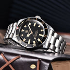 Automatic Mechanical Wristwatch – Stainless Steel for Business Men