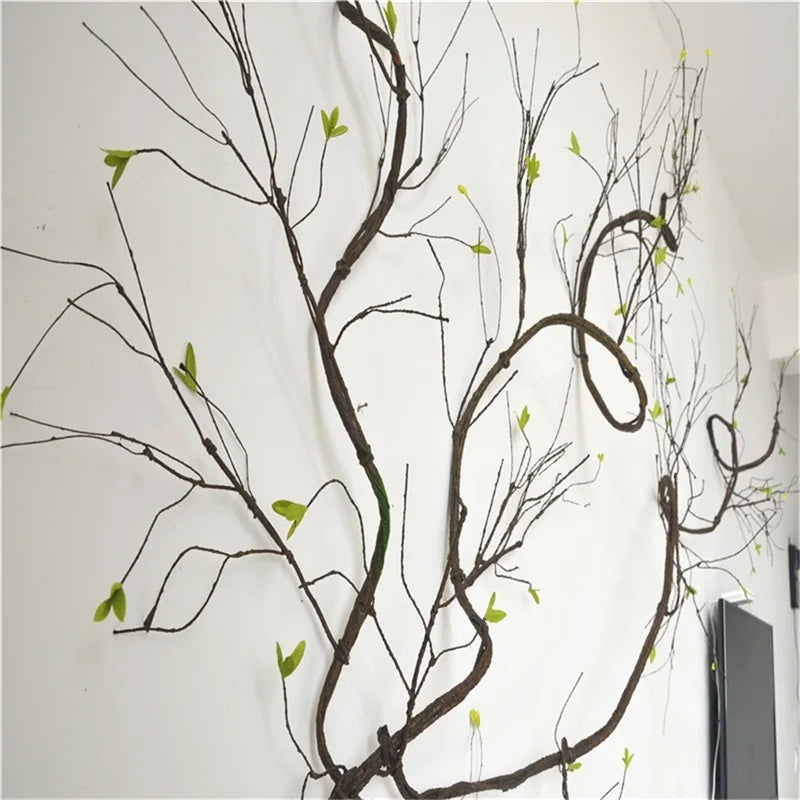 90cm Artificial Rattan Vine – Flexible Floral Branch for Wedding Decoration
