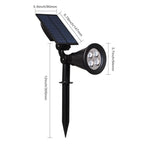 Green LED Solar Spotlight – Waterproof Outdoor Garden Light for Landscape