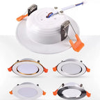 Dimmable LED Recessed Downlight – Tri-Tone Ceiling Spot for Home Lighting