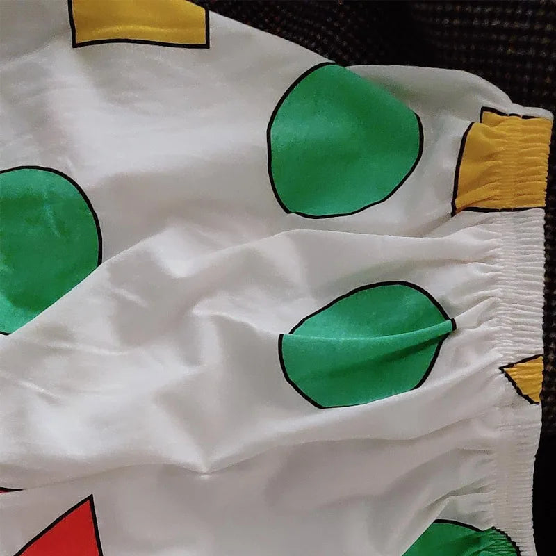 Crayon Shin-chan Cotton Pajama Set – Summer Sleepwear for Couples