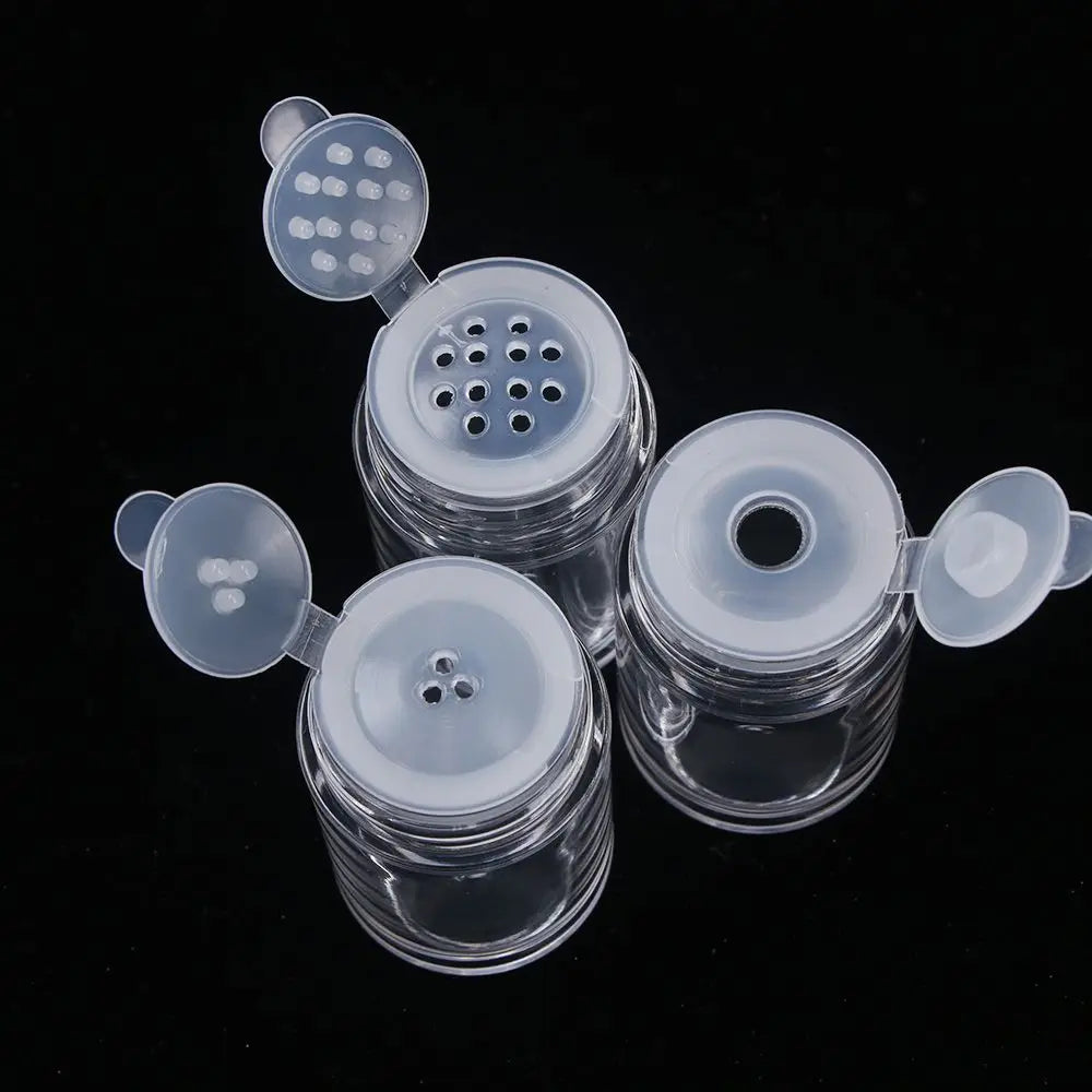 Portable Plastic Spice Jar – Mini Reusable Seasoning Bottle for Outdoor Camping