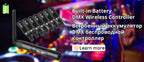 Wireless DMX Transmitter Receiver – 2.4G ISM Controller for Stage Lighting
