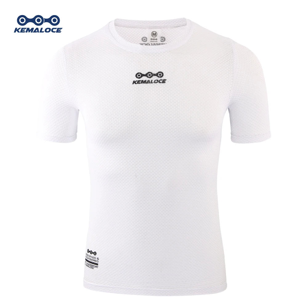 Breathable Mesh Cycling Base Layer – Short Sleeve Undershirt for MTB Biking