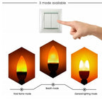 LED Flame Effect Light Bulb – Dynamic Fire Simulation for Home Decoration