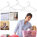 Pearl Beaded Bow Clothes Hangers – Decorative Kids Dress Storage Organizer