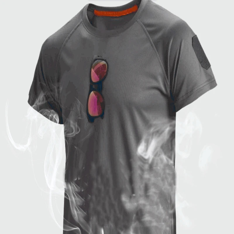 Quick Dry Polo T-Shirt – Breathable Outdoor Shirt for Hiking and Trekking