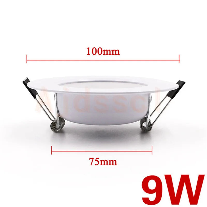 Dimmable LED Recessed Downlight – Tri-Tone Ceiling Spot for Home Lighting
