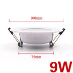 Dimmable LED Recessed Downlight – Tri-Tone Ceiling Spot for Home Lighting