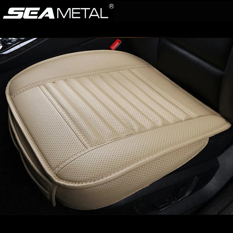 Universal Leather Car Seat Covers – Protective Cushion Pads for Auto Interior