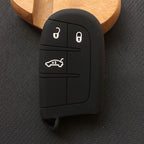 Silicone Car Key Case – Protective Fob Cover for Jeep and Chrysler Vehicles