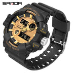 Digital Sports Watch – Waterproof LED Military Timepiece for Outdoor Men