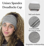 Spandex Dreadlock Tube Cap – Elastic Satin Hair Wrap for Sleeping