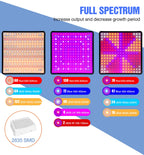 Full Spectrum LED Grow Light – Quantum Board for Indoor Plant Hydroponics