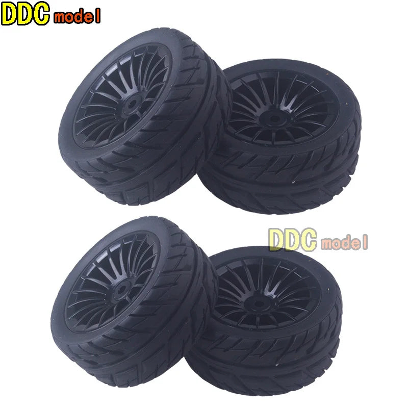 Rubber RC Car Wheels – Upgrade Tires for 1/16 Scale Remote Control Vehicles