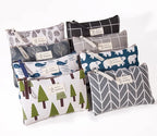 Canvas Small Cosmetic Bag – Portable Makeup Organizer for Travel