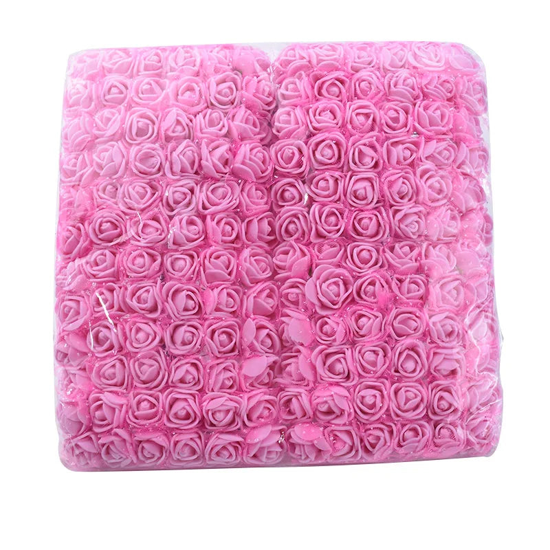 Artificial PE Rose Flowers – UV Resistant Decor for Wedding and DIY Crafts