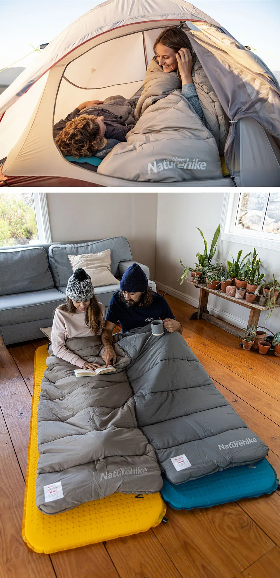 Ultralight Winter Sleeping Bag – Waterproof Hooded Gear for Outdoor Camping