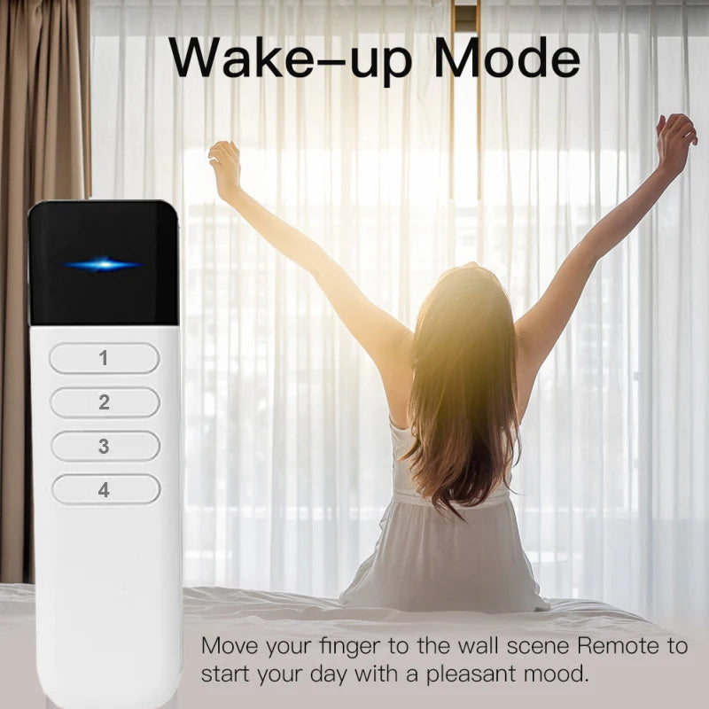 Tuya ZigBee Smart Scene Switch – 4-Key Wireless Remote for Home Automation