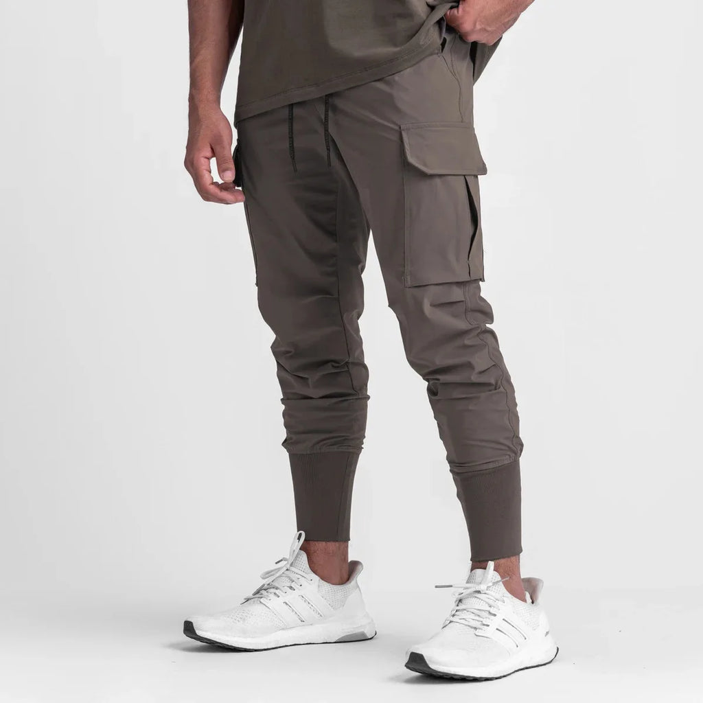 Camouflage Fitness Trousers – Stretchy Quick-Dry Pants for Running and Gym