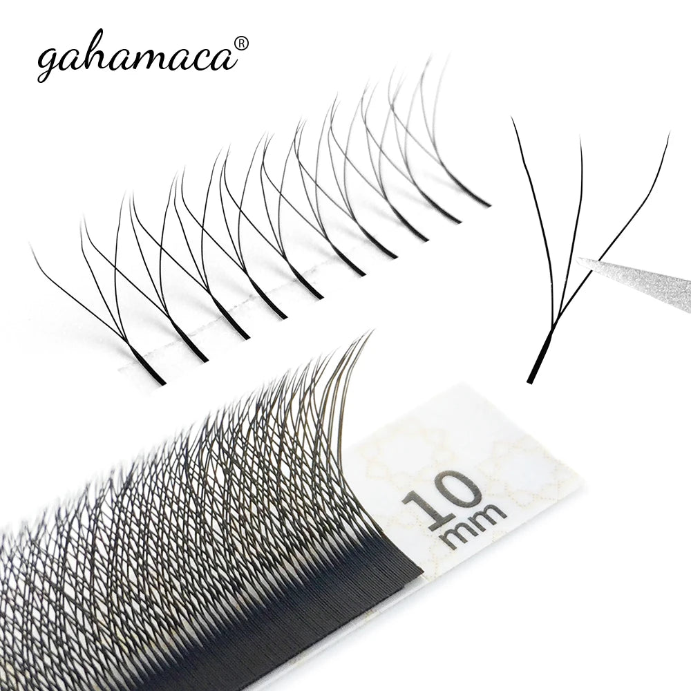 W Shape Eyelash Extensions – 3D Premade Volume Faux Mink Fans for Professionals