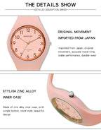 Ultra-thin Quartz Women's Watch – Minimalist Luxury Waterproof Wristwatch