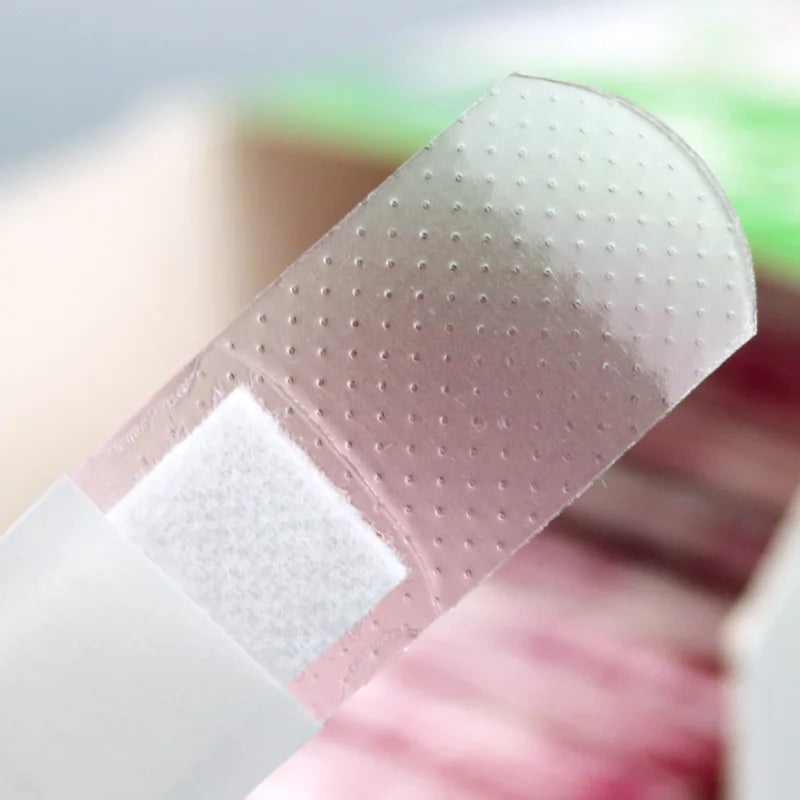 Adhesive Wound Bandages – Transparent Anti-Bacteria Plasters for First Aid
