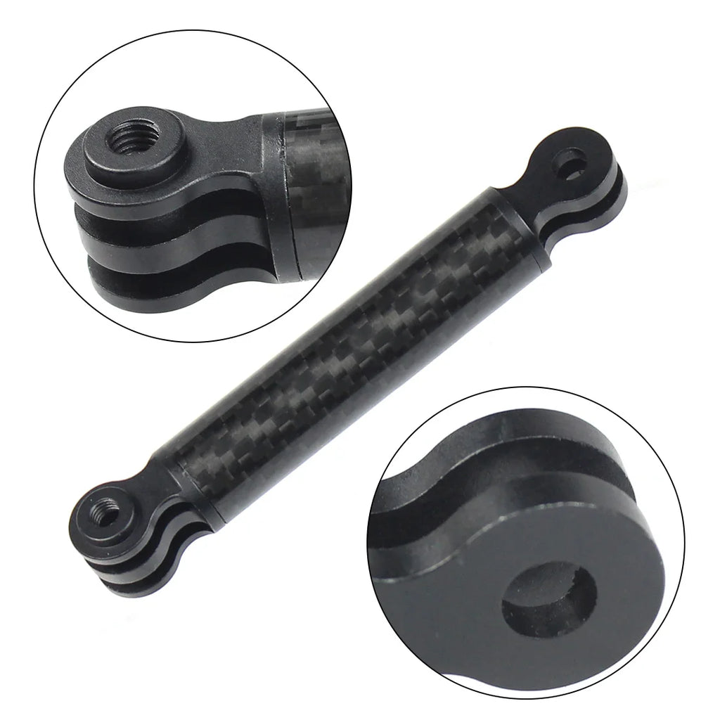 Carbon Fiber Helmet Extension Arm – Selfie Mount for GoPro and Insta360