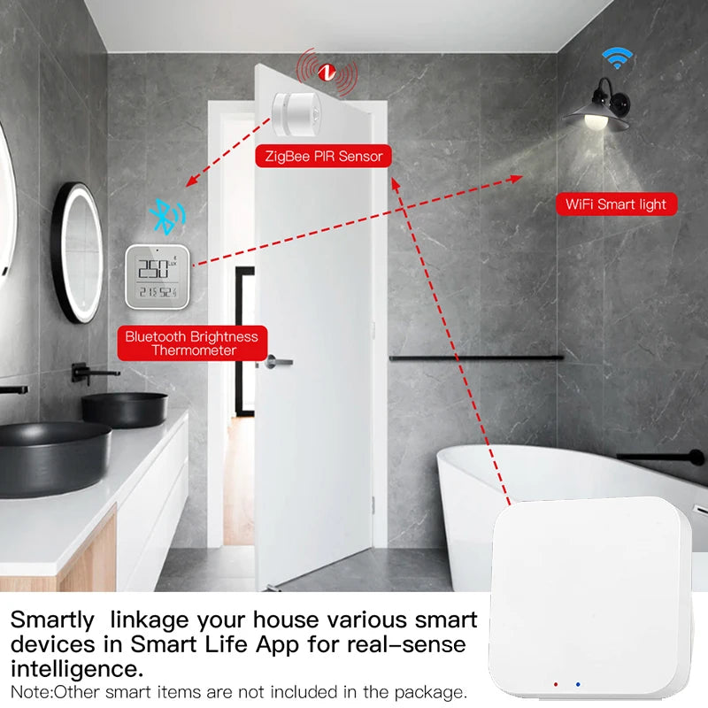 Tuya ZigBee Smart Scene Switch – 4-Key Wireless Remote for Home Automation
