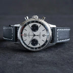 Sugess 1963 Mechanical Chronograph Watch – Sapphire Pilot Style for Men