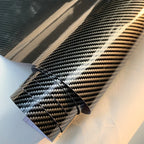 Glossy Carbon Fiber Vinyl Wrap – Adhesive Film for Car and Motorcycle Styling