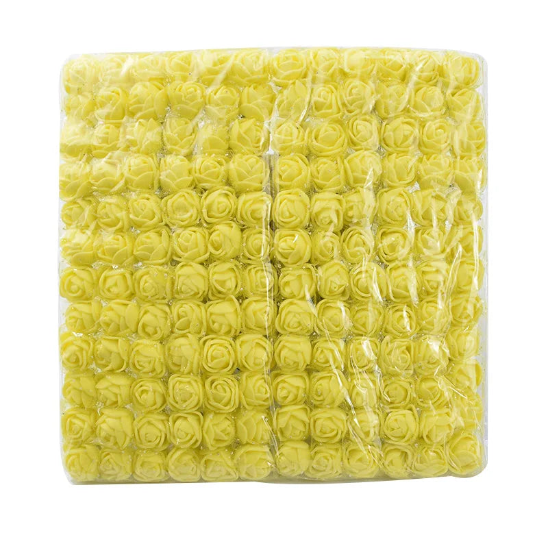 Artificial PE Rose Flowers – UV Resistant Decor for Wedding and DIY Crafts