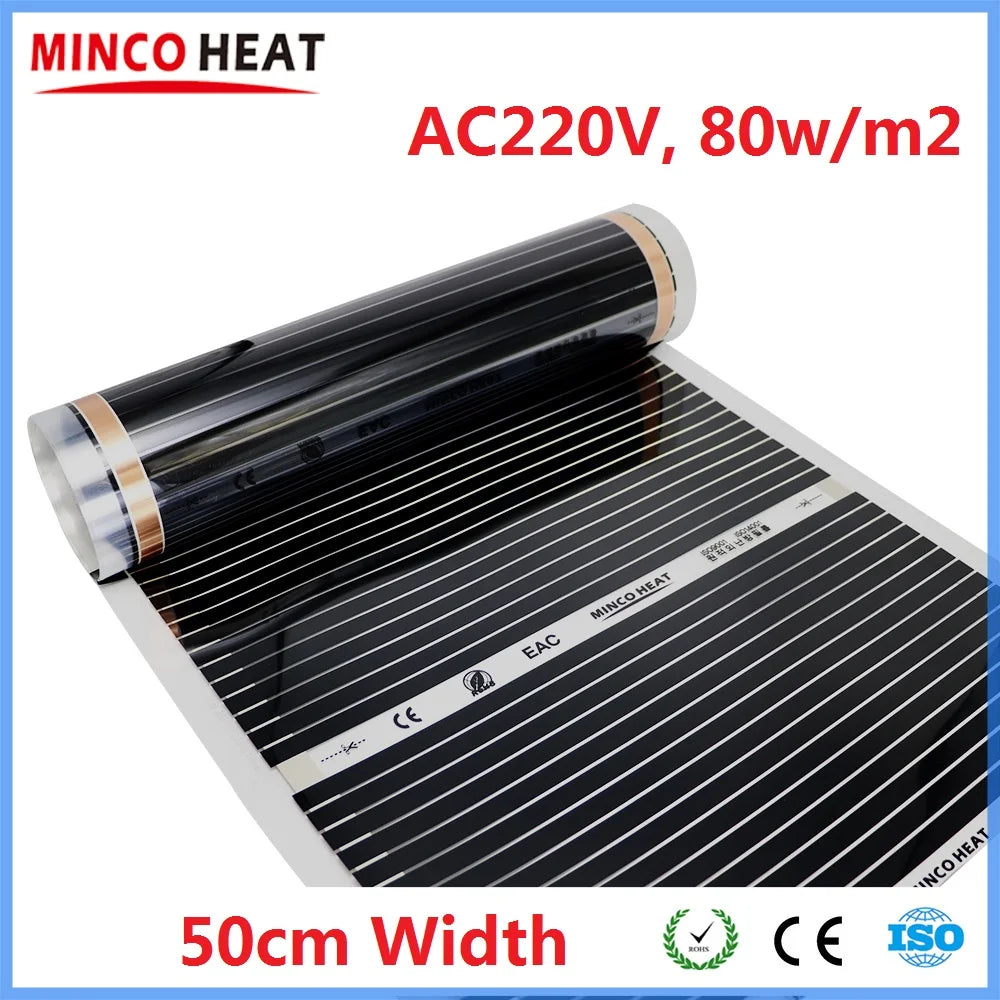 Infrared Floor Heating Film – Energy Saving Warm Mat for Home Flooring