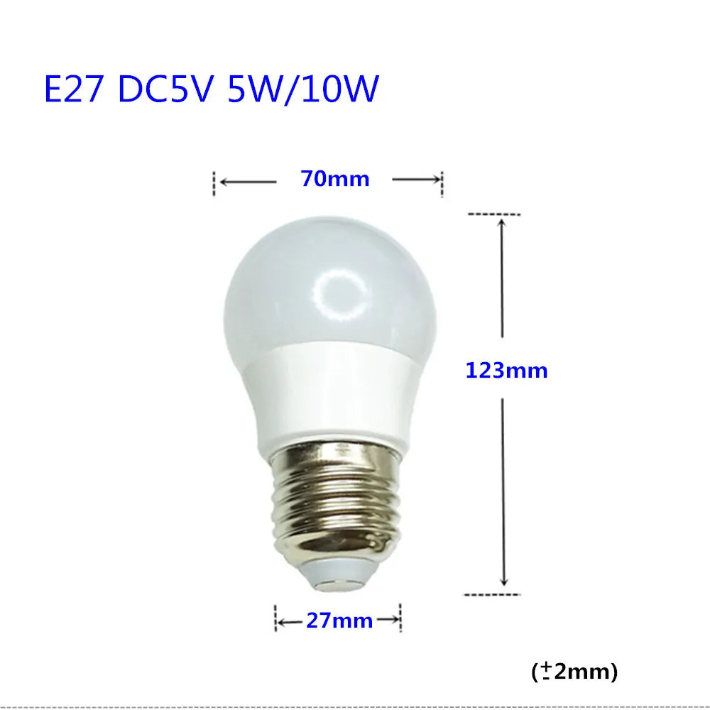 E27 LED Low Voltage Light Bulb – Versatile Power Supply for Off-Grid Lighting