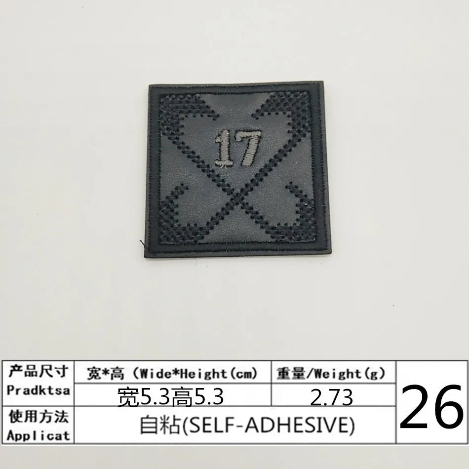 Self-Adhesive PU Leather Patches – Round Repair Appliques for Clothing and Bags