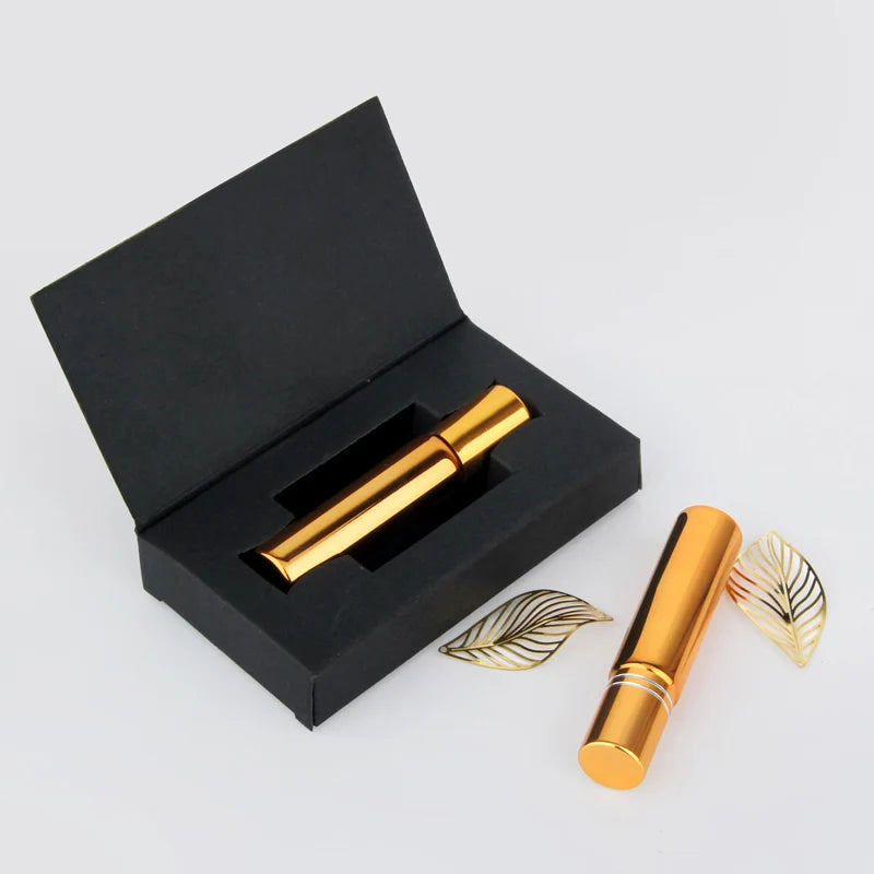 10ml Glass Roller Bottles – Stainless Steel Essential Oil Vials for Travel