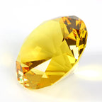Clear Crystal Diamond Ornament – Glass Home Decor for Wedding and Gifts