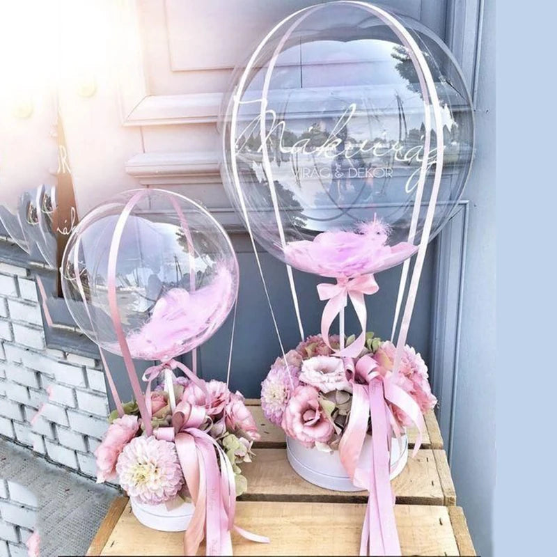 Balloon Column Stand Kit – Adjustable Table Decor for Birthday Wedding Parties