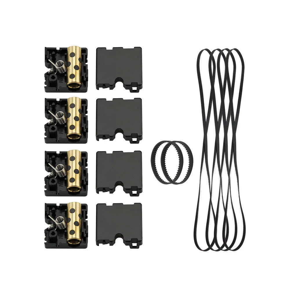 3D Printer Injection Slider Set with Copper Sleeve and Timing Belt