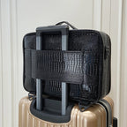 Large PU Leather Makeup Case – Professional Storage for Travel and Cosmetics