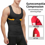 Compression Tank Top – Abdomen Slimming Body Shaper for Gynecomastia Support