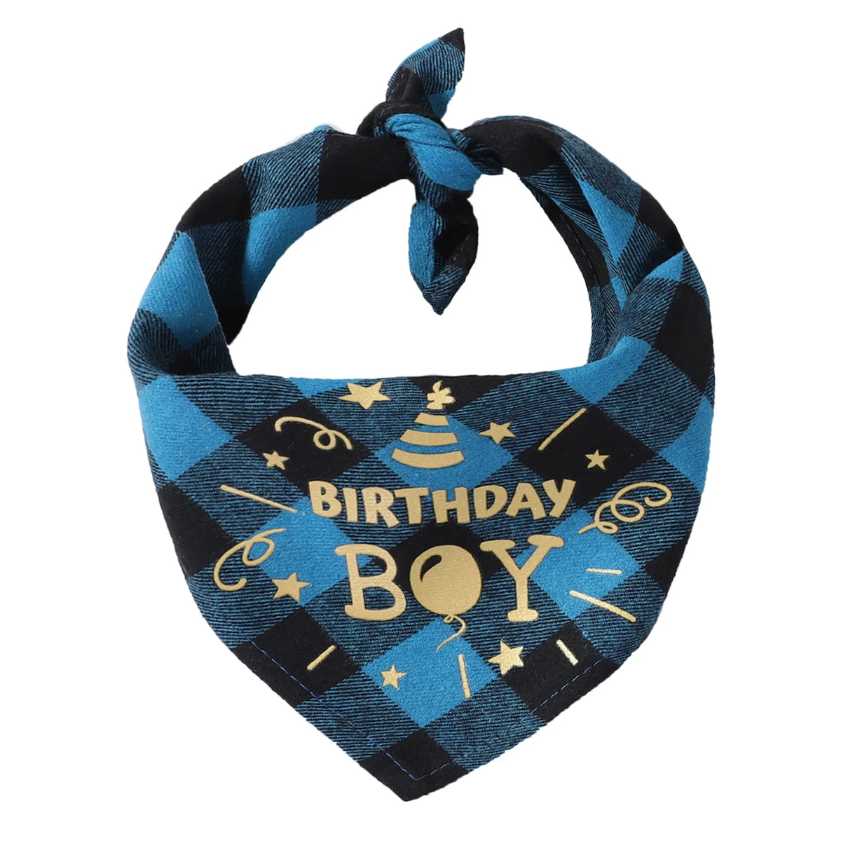 Cotton Triangle Pet Bandana – Adjustable Scarf Collar for Dogs and Cats